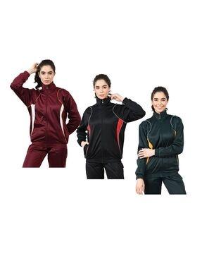 pack of 3 zip-front track jackets with insert pockets