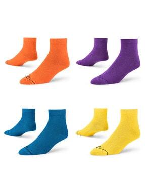 pack of 4 ankle-length everyday socks