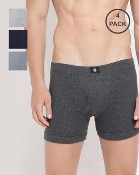 pack of 4 cotton trunks