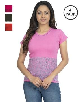 pack of 4 crew-neck t-shirts