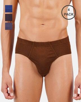 pack of 4 elasticated waist briefs