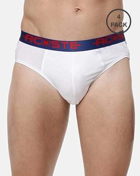 pack of 4 elasticated waist briefs