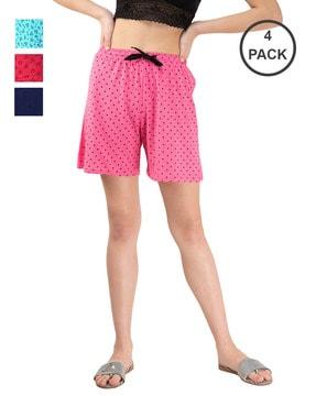 pack of 4 high-rise shorts