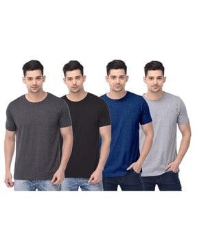 pack of 4 men heathered regular fit t-shirts