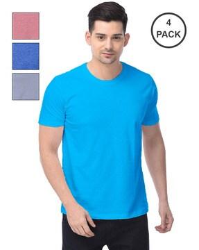 pack of 4 men regular fit t-shirt