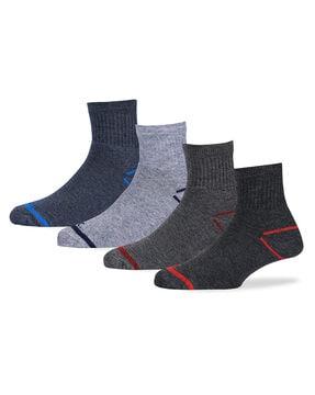 pack of 4 men striped ankle-length socks