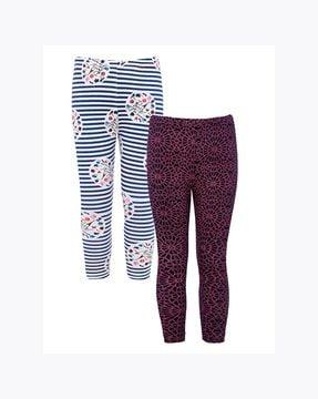 pack of 4 mid-rise leggings