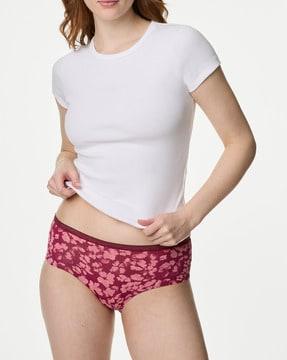 pack of 4 printed panties