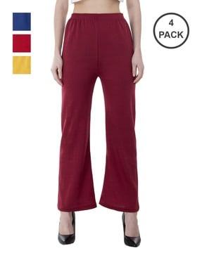 pack of 4 relaxed fit palazzos