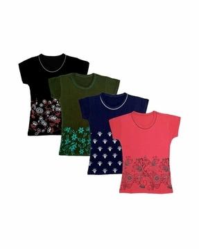 pack of 4 round- neck t-shirt