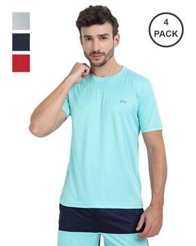pack of 4 round-neck t-shirts