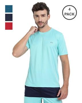 pack of 4 round-neck t-shirts