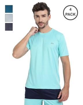 pack of 4 round-neck t-shirts