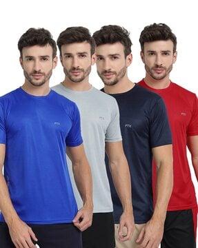 pack of 4 round-neck t-shirts