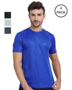 pack of 4 round-neck t-shirts