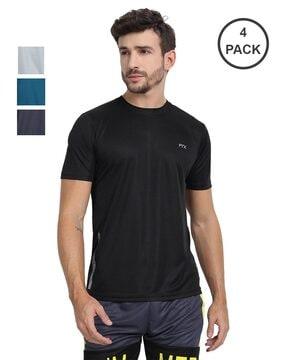 pack of 4 round-neck t-shirts