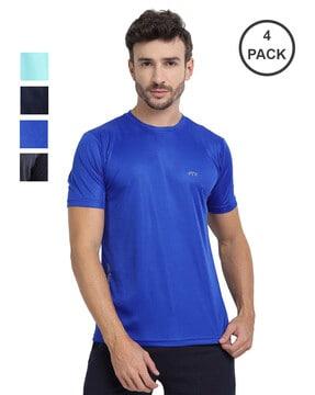 pack of 4 round-neck t-shirts