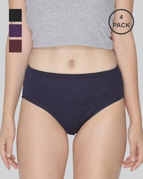 pack of 4 seamless hipsters - assorted