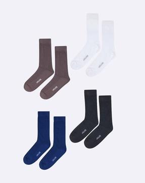pack of 4 women mid-calf length everyday socks