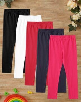 pack of 5 ankle-length leggings