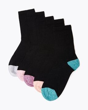 pack of 5 ankle-length socks