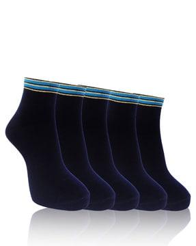 pack of 5 ankle-length socks