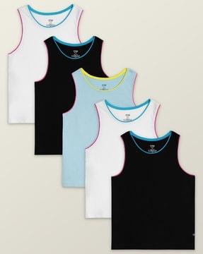 pack of 5 cotton tank tops