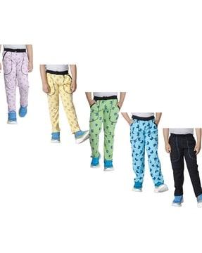 pack of 5 fitted track pants