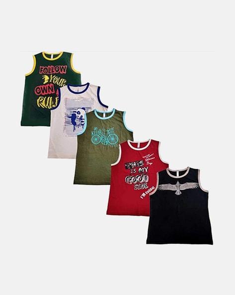 pack of 5 graphic print t-shirt