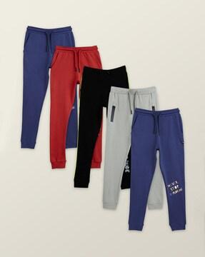 pack of 5 joggers with drawstring waist