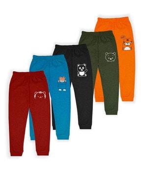 pack of 5 joggers with graphic print