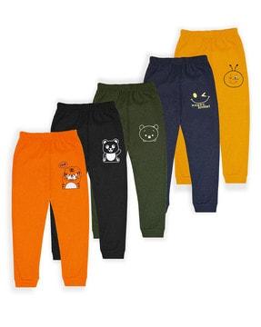 pack of 5 joggers with graphic print