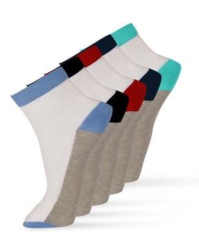 pack of 5 men ankle-length socks