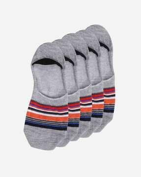 pack of 5 no-show socks