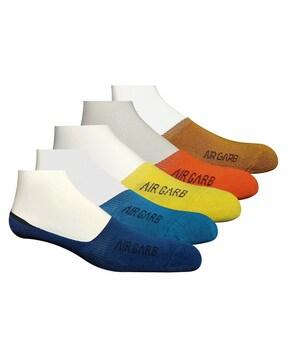 pack of 5 no-show socks