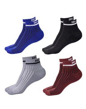 pack of 5 striped everyday socks