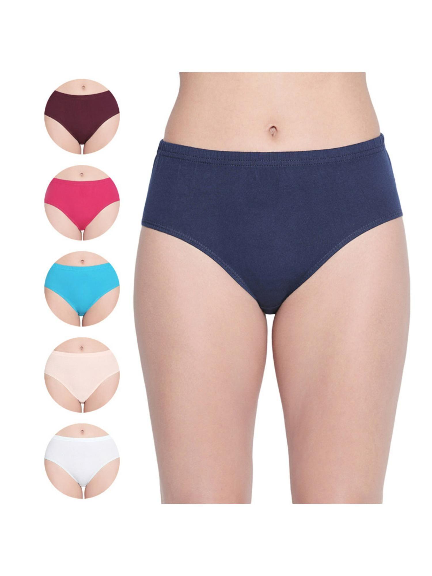 pack of 6 100% cotton classic panties in e2cd - multi-color