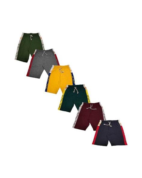 pack of 6 colourblock shorts