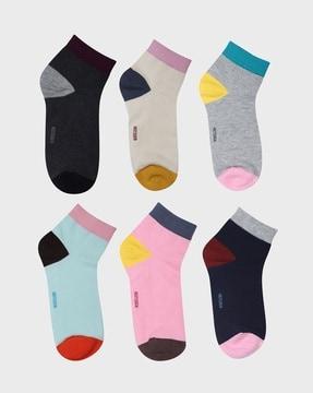 pack of 6 everyday ankle-length socks
