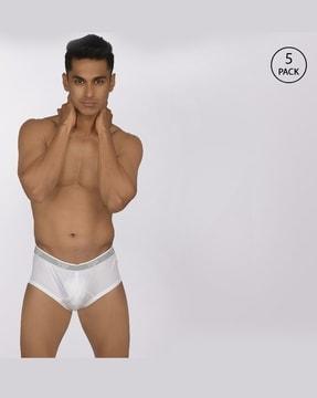 pack of 6 men briefs with elasticated waistband