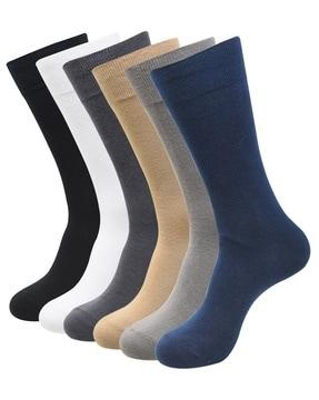 pack of 6 mid-calf socks