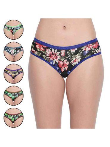 pack of 6 printed hipster briefs - multi-color