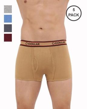 pack of 6 solid trunks with branding