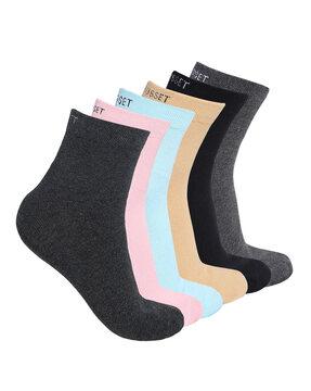 pack of 6 women ankle-length socks