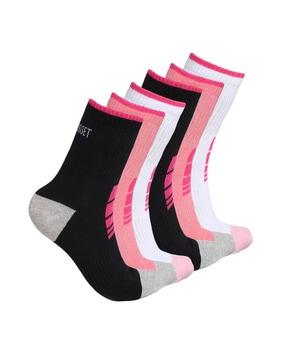 pack of 6 women ankle-length socks