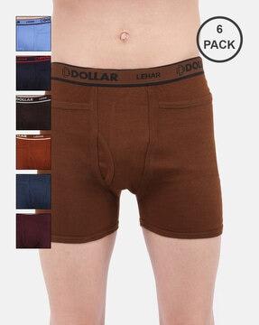 pack of 7 trunks with elasticated waistband