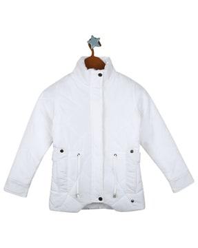 padded jacket with zip-closure