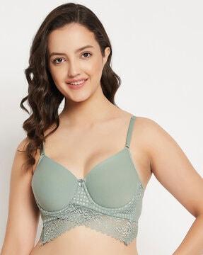 padded full-coverage non-wired bralette bra