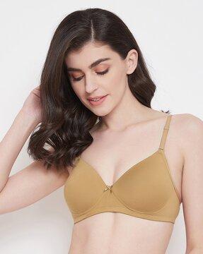 padded full-coverage non-wired t-shirt bra