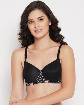 padded full-coverage non-wired t-shirt bra